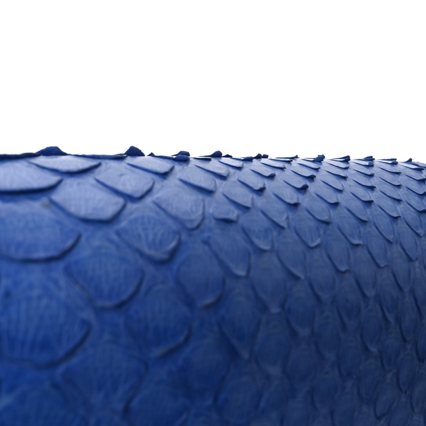 Snakeskin Medium Classic Box Flap Blue