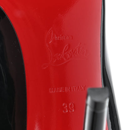 Christian Louboutin Patent Calfskin Pigalle 100 Pumps 39 Black 7 of 7