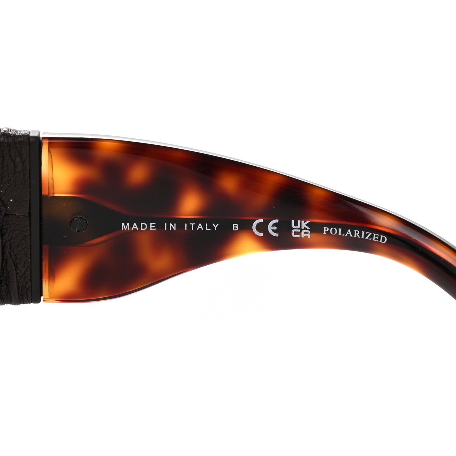 Chanel Acetate Calfskin Polarized Square Sunglasses 5473-Q Tortoise 6 of 8