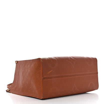 Louis Vuitton Empreinte Monogram Giant Onthego GM Cognac 4 of 14