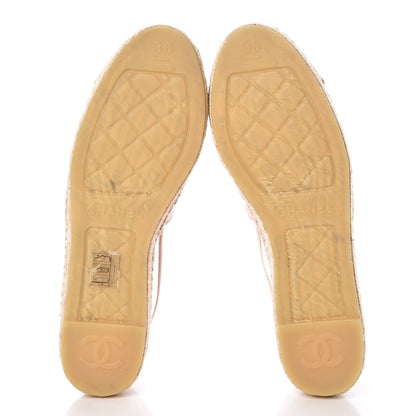 Chanel Mesh Grosgrain CC Espadrilles 36 Pink 5 of 11