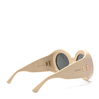 Gucci Acetate Round Sunglasses GG0779S Ivory 4 of 6