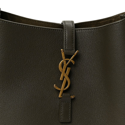 Saint Laurent Smooth Calfskin Small Le 5 A 7 Soft Hobo Light Musk 8 of 10