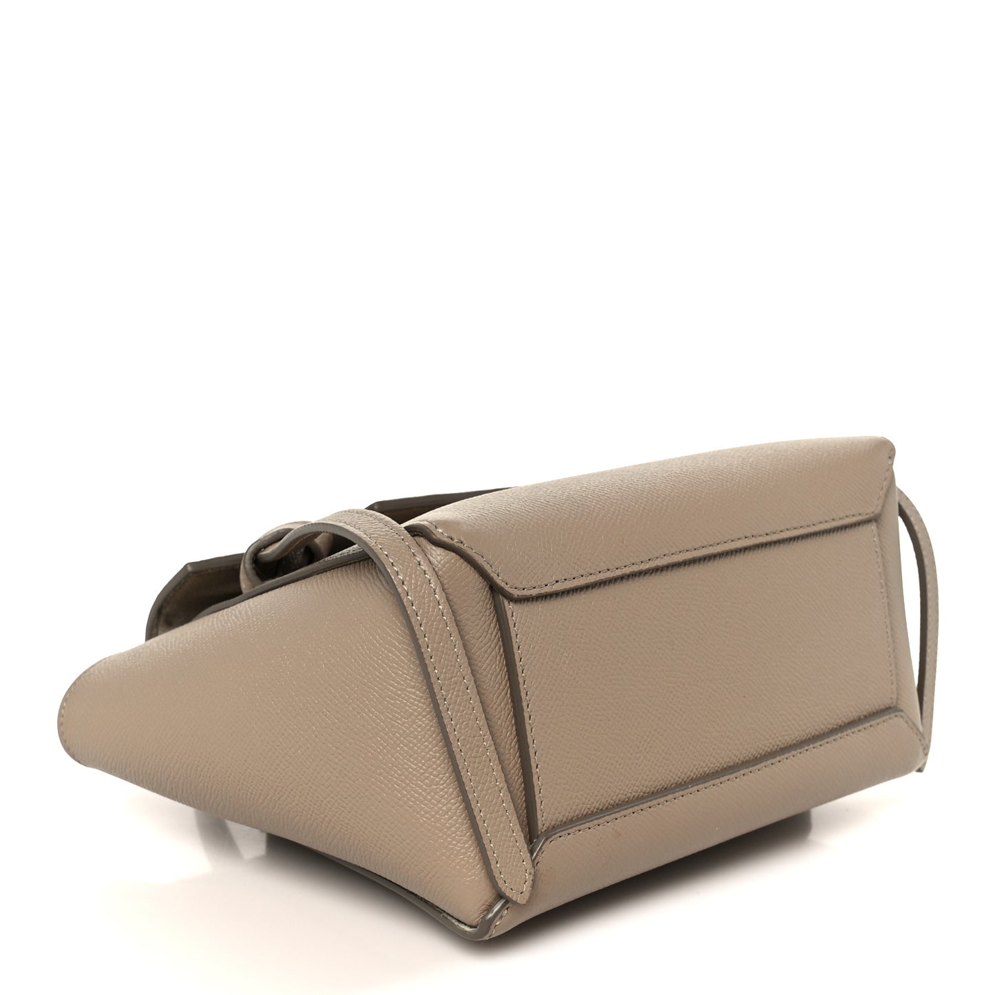 Grained Calfskin Nano Belt Bag Light Taupe