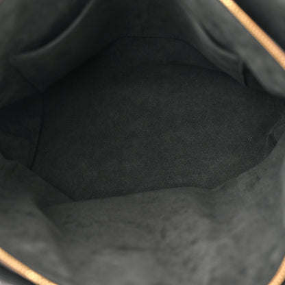 Louis Vuitton Monogram Flower Zipped Tote MM Black 5 of 10