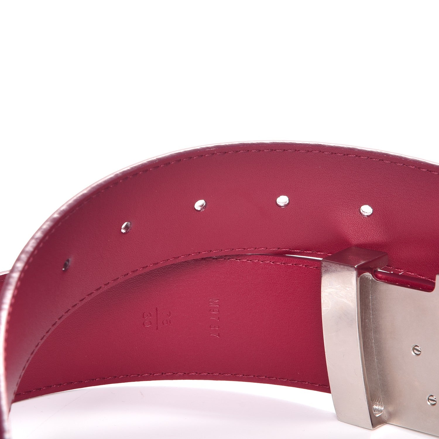 Louis Vuitton Epi LV Initiales Belt 75 30 Fuchsia 6 of 8