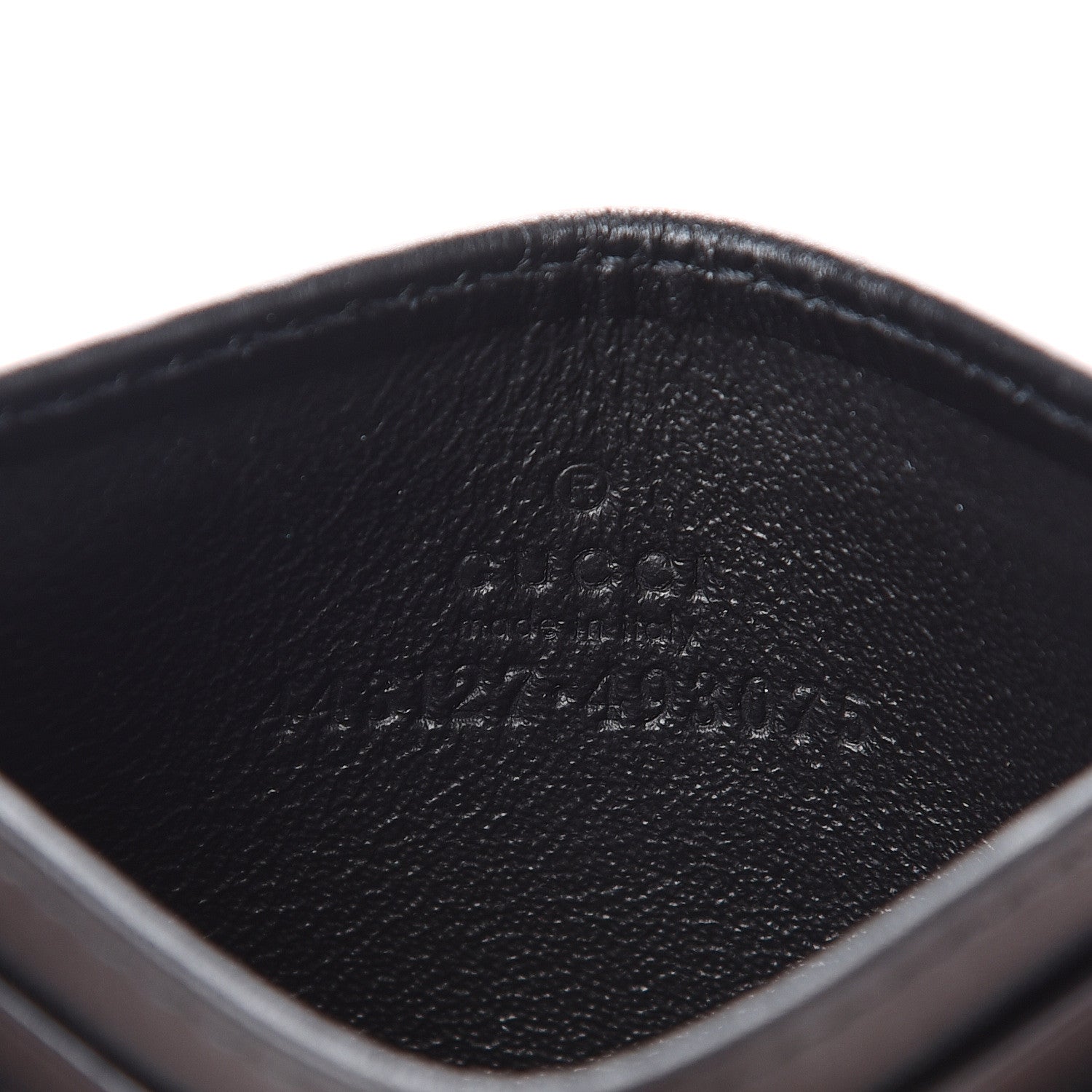 Gucci Calfskin Matelasse GG Marmont Card Holder Black 5 of 6