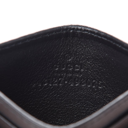 Gucci Calfskin Matelasse GG Marmont Card Holder Black 5 of 6