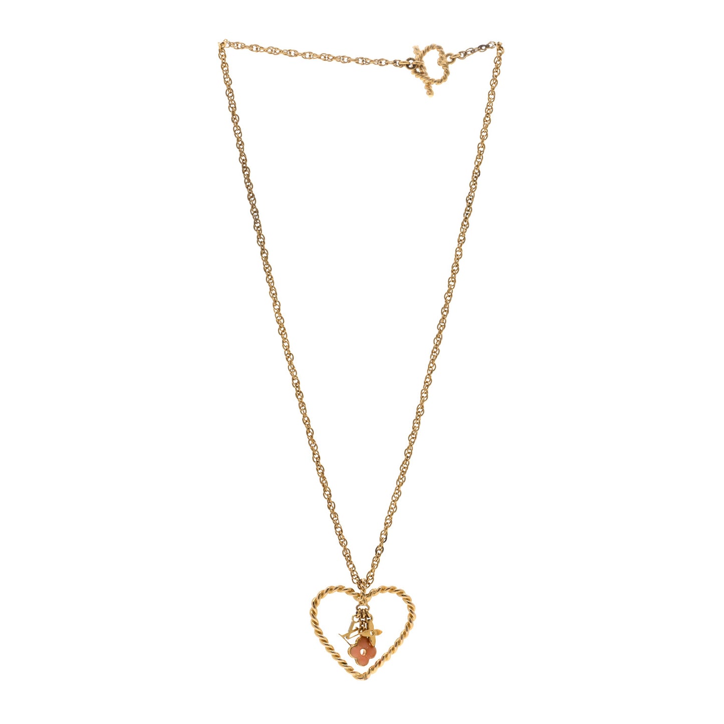 Sweet Monogram In My Heart Necklace