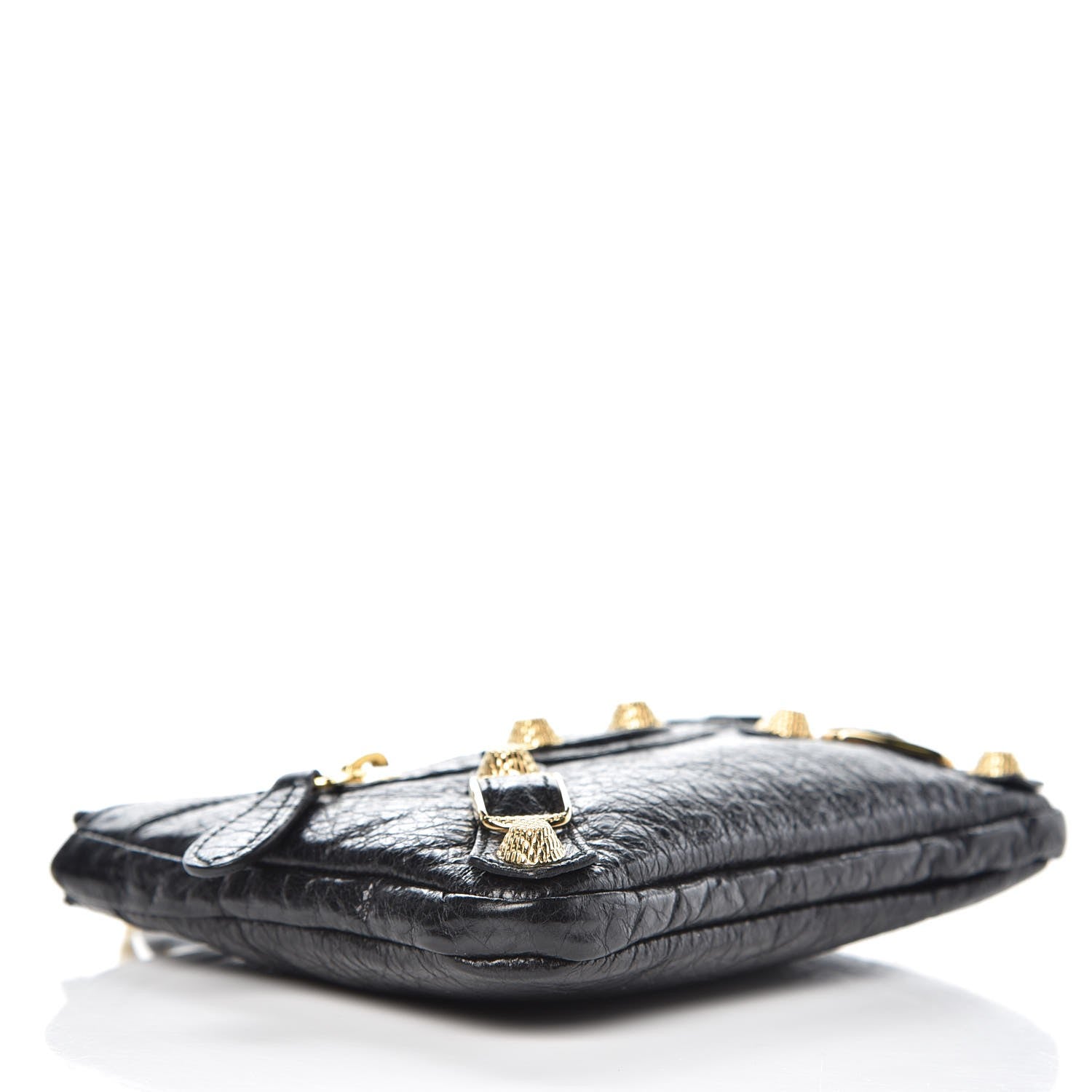 Balenciaga Agneau Giant 12 Gold Hardware M Porte-Monnaie Coin Purse Black 4 of 7