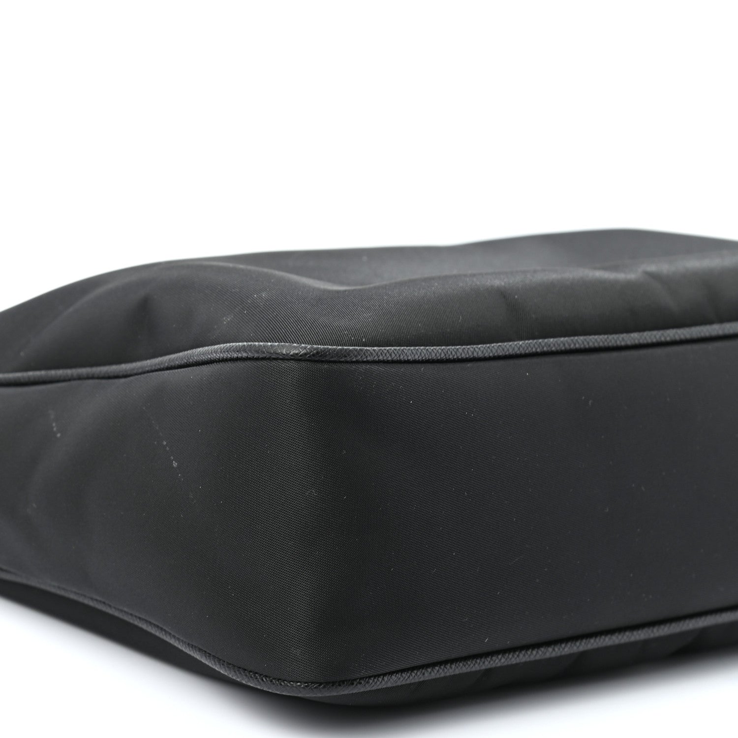Prada Re-Nylon Saffiano Pocket Zippered Shoulder Bag Black 4 of 8