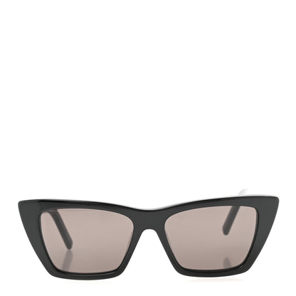 Saint Laurent Acetate Mica Cat Eye Sunglasses SL 276 Black 2 of 8