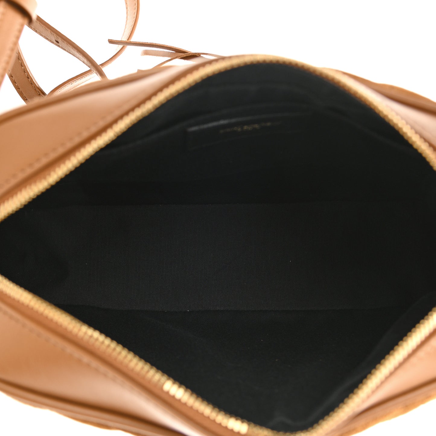 Suede Matelasse Monogram Lou Camera Bag Cinnamon