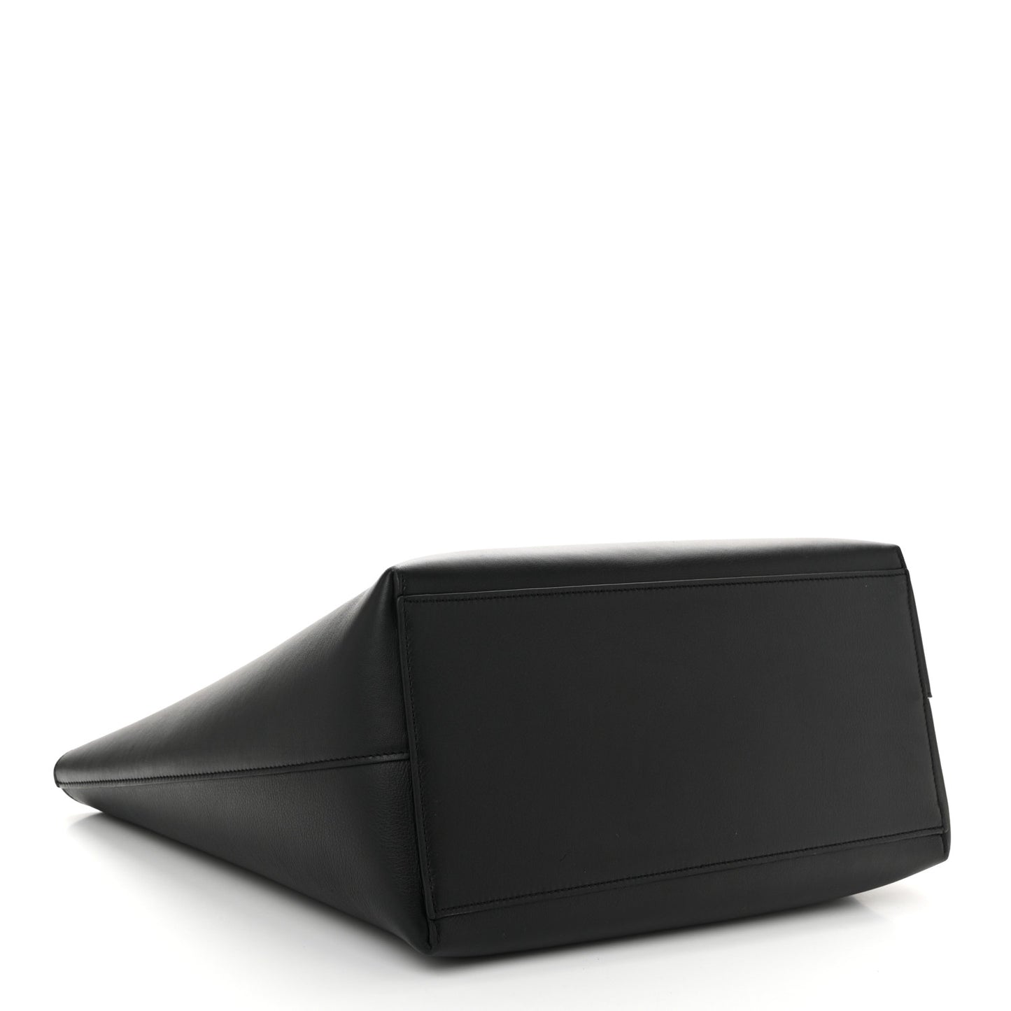 Canvas Calfskin Medium Anagram Tote Black