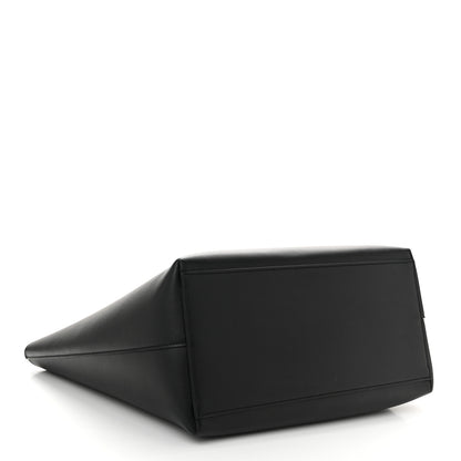 Loewe Canvas Calfskin Medium Anagram Tote Black 4 of 10