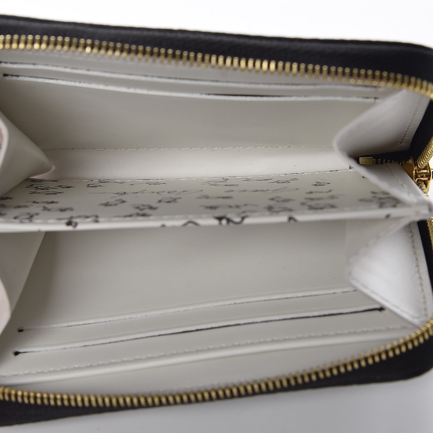 Louis Vuitton Catogram Zippy Coin Purse Black 5 of 8