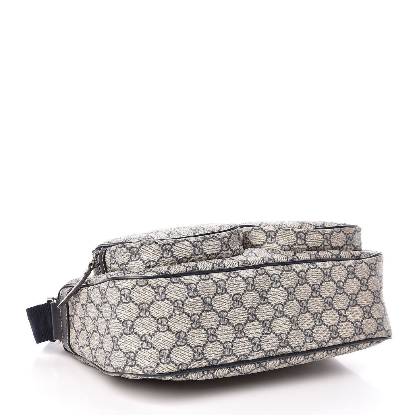 GG Plus Monogram Front Pocket Messenger Navy