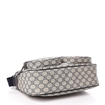 Gucci GG Plus Monogram Front Pocket Messenger Navy 4 of 10