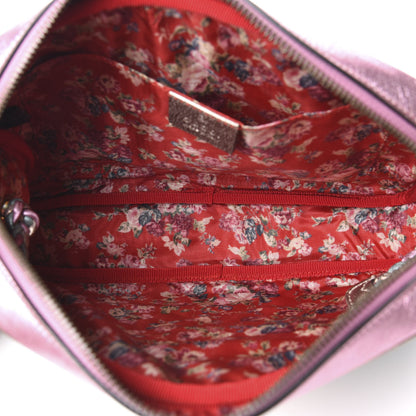 Gucci Laminated Nappa Trapuntata Small Zumi Shoulder Bag Rosa Lago Rame 5 of 9