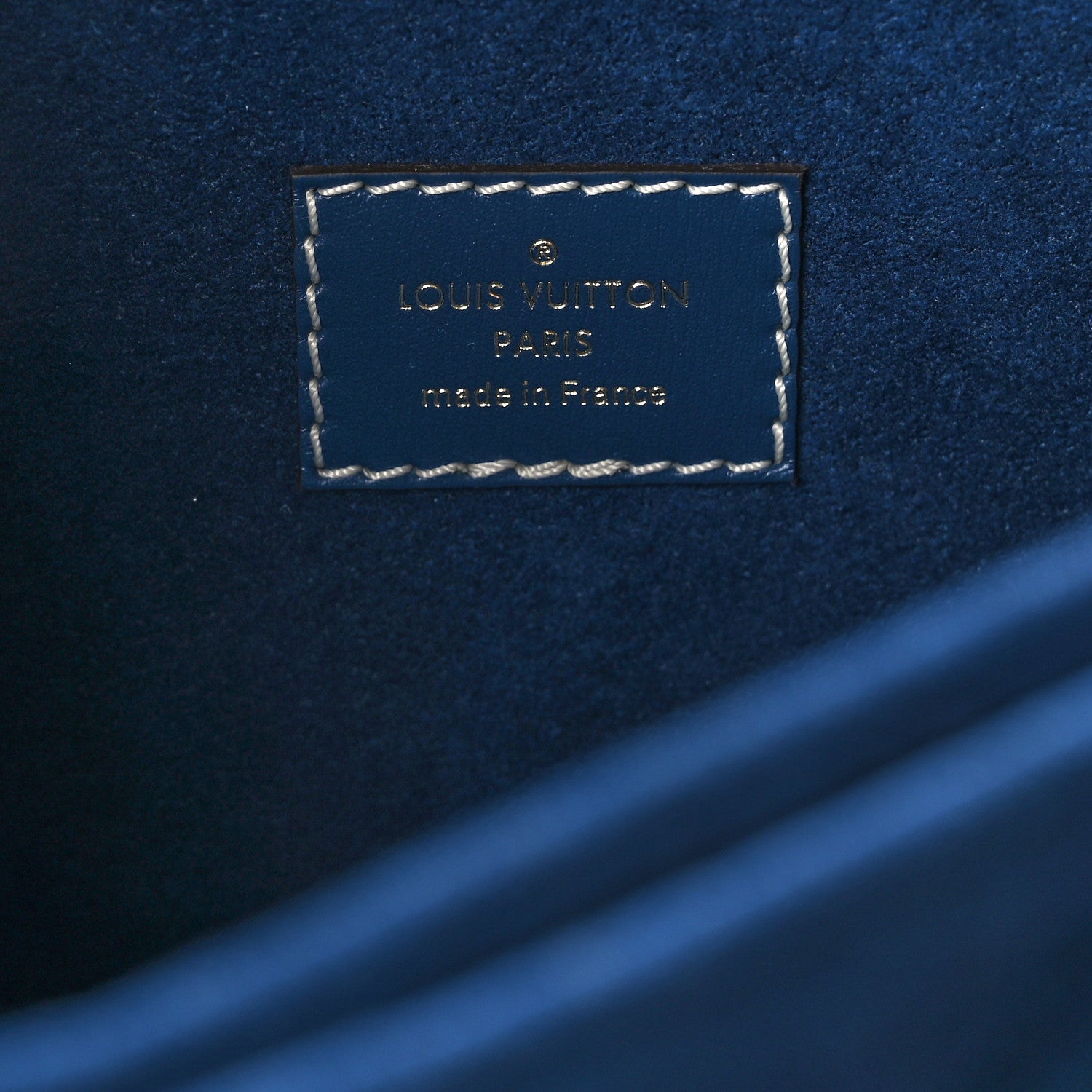 Louis Vuitton Denim Monogram Jacquard Dauphine MM Bleu 5 of 6