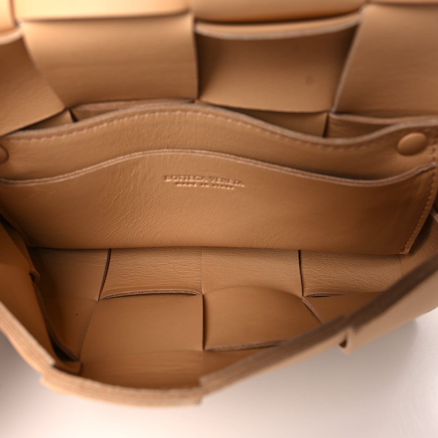 Bottega Veneta Nappa Maxi Intreccio The Belt Cassette Bag Almond 5 of 9
