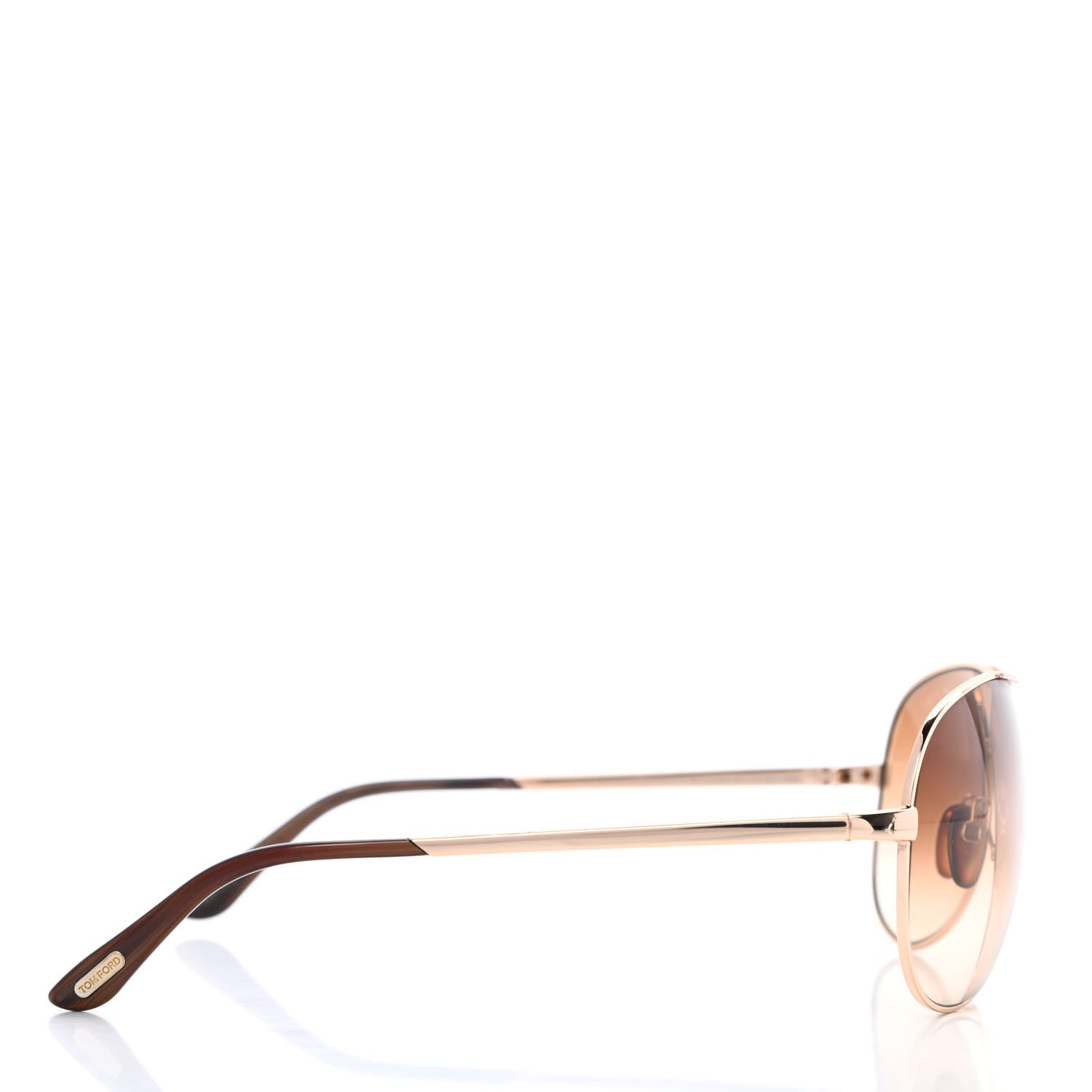 Tom Ford Metal Charles Aviator Sunglasses TF35 Gold 3 of 8