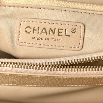 Chanel Caviar Quilted Grand Shopping Tote GST Beige 8 of 13