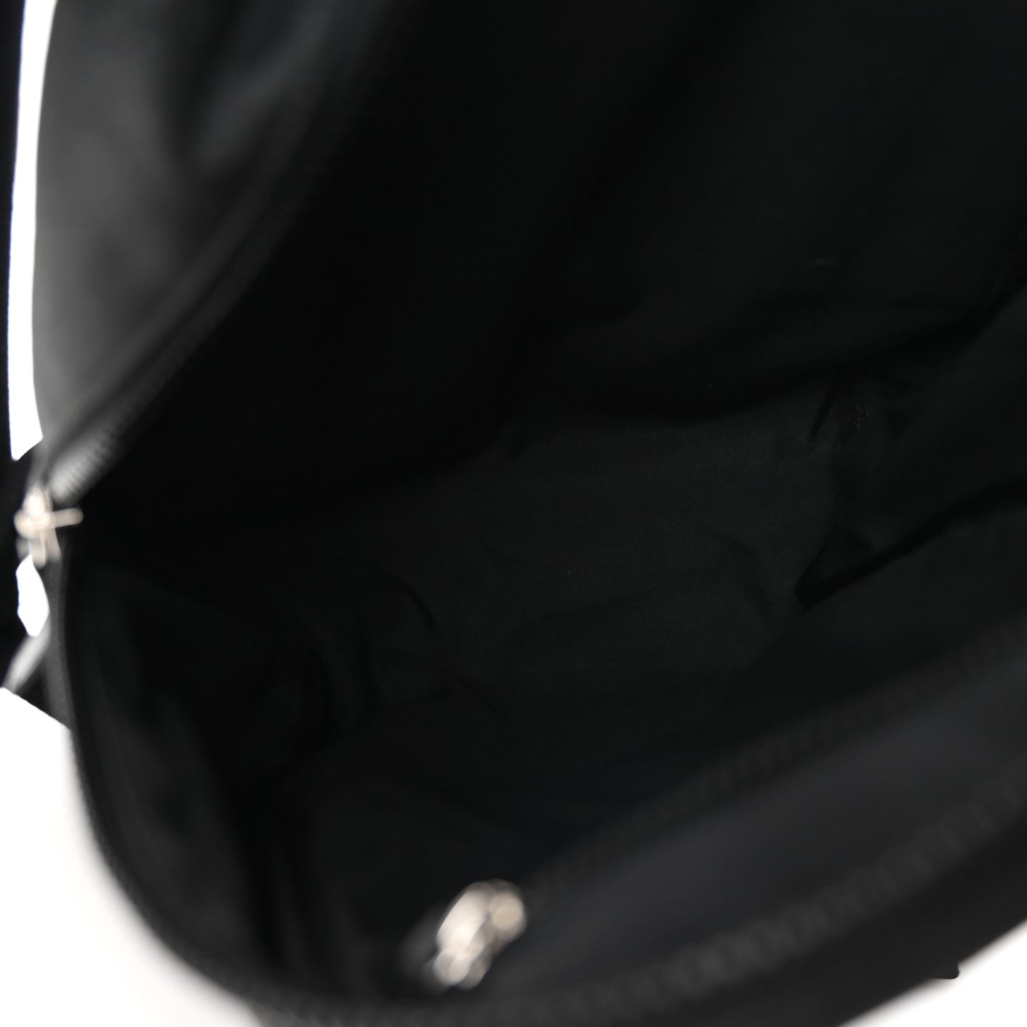 Nylon Monogram Slim Backpack Black