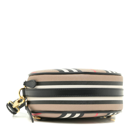 Burberry E-Canvas Calfskin Icon Stripe Louise Bag Archive Beige 4 of 12