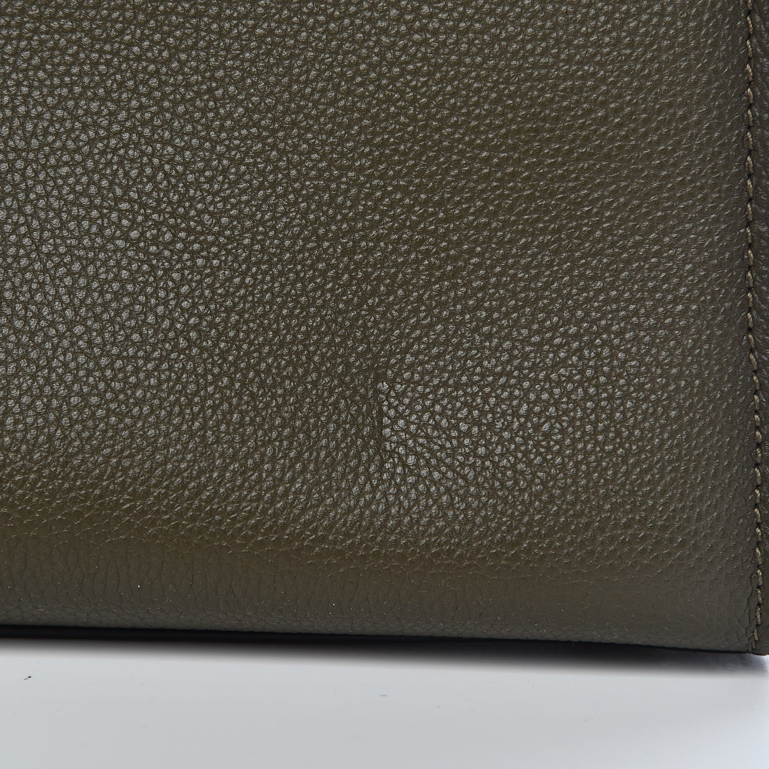 Louis Vuitton Taurillon City Steamer MM Kaki Cream Black 7 of 10