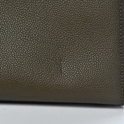 Louis Vuitton Taurillon City Steamer MM Kaki Cream Black 7 of 10