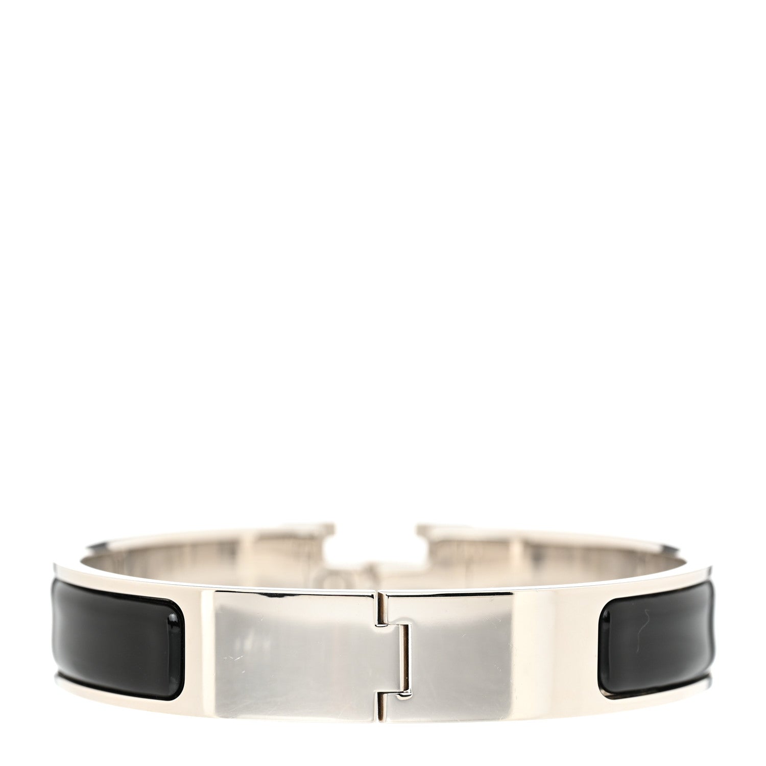 Hermes Enamel Narrow Clic Clac H Bracelet PM Black 3 of 5