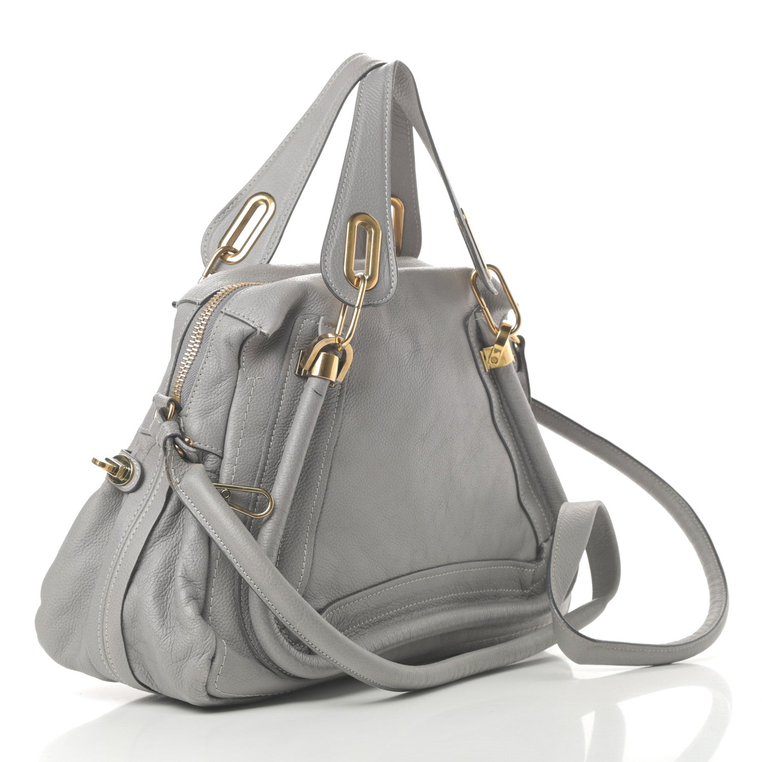 Chloe Calfskin Medium Paraty Cashmere Grey 3 of 12