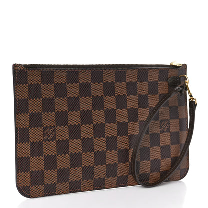 Louis Vuitton LOUIS VUITTON Damier Ebene Neverfull MM GM Pochette 3 of 8
