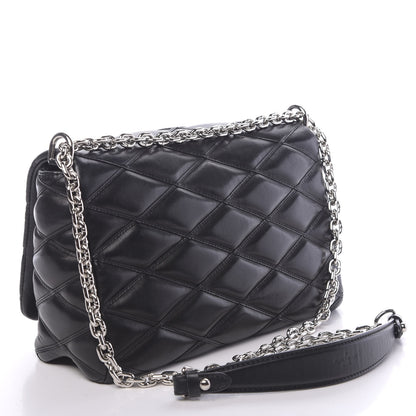 Louis Vuitton Lambskin Malletage GO-14 MM Black 3 of 12