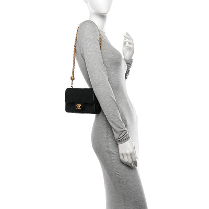 Chanel Caviar Quilted Mini Sweetheart Rectangular Flap Black 3 of 10