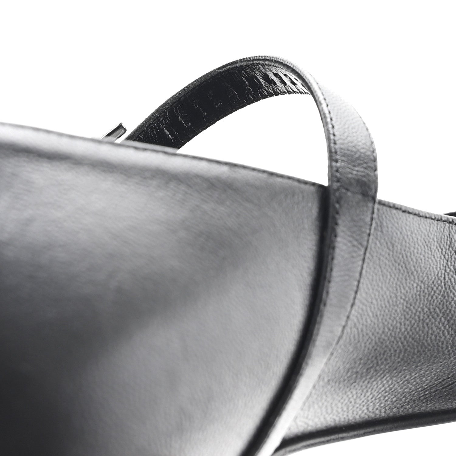 Hermes Goatskin Jane Ballet Flats 36.5 Black 9 of 10