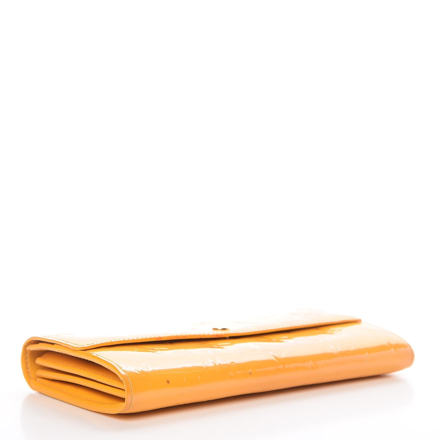 Louis Vuitton Vernis Sarah Wallet Jaune Passion 4 of 17