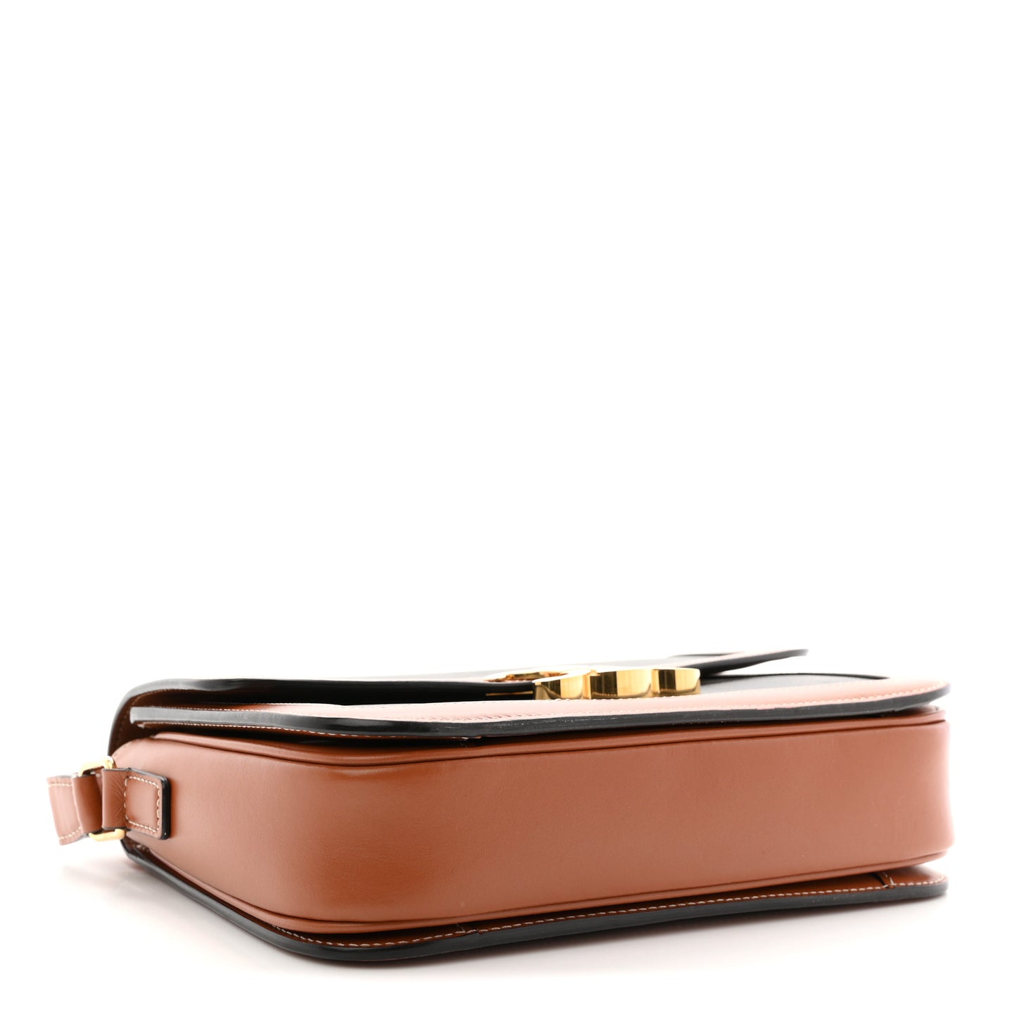 Triomphe Canvas Calfskin Medium Triomphe Bag Tan