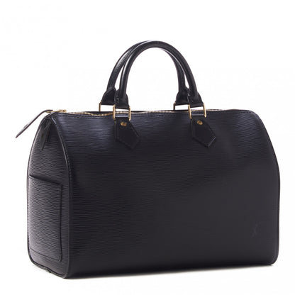 Louis Vuitton Epi Speedy 30 Black 3 of 9