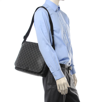 Louis Vuitton Damier Graphite District MM 2 of 7