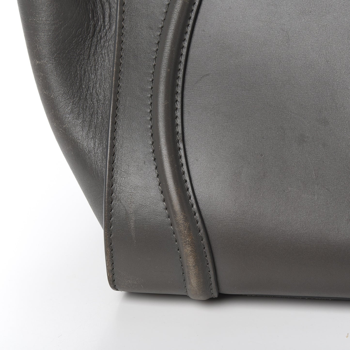 Smooth Calfskin Mini Luggage Smoke