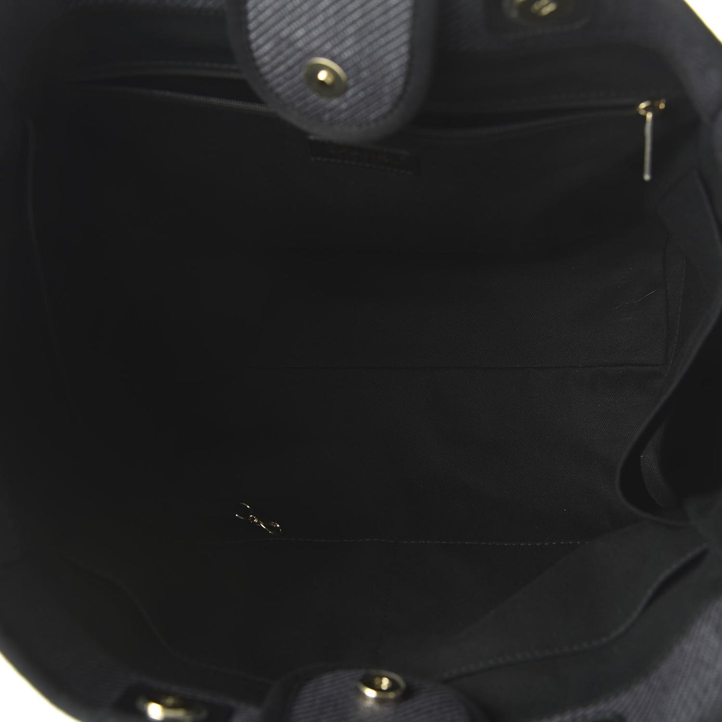 Canvas Medium Deauville Tote Black