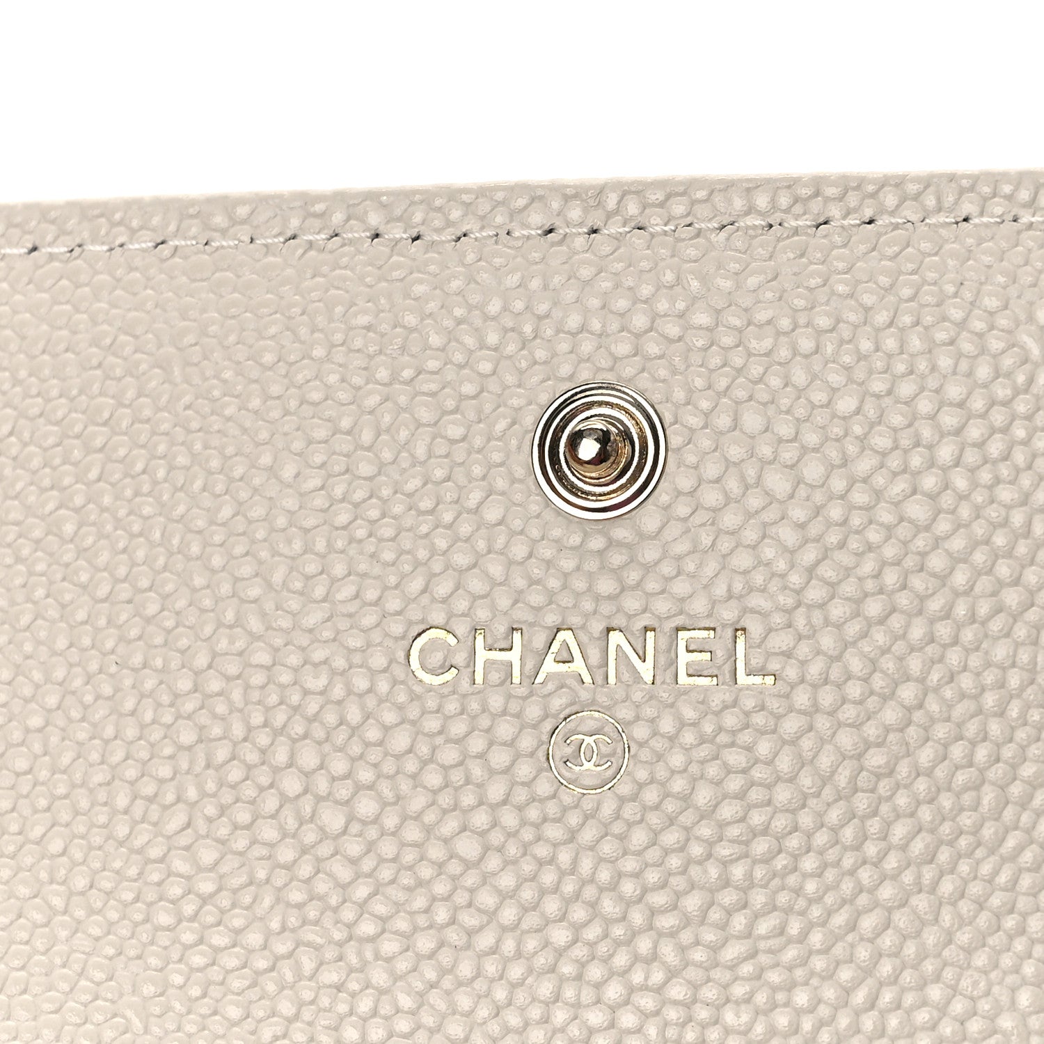 Chanel Caviar Chevron Quilted Boy Flap Wallet White 5 of 10