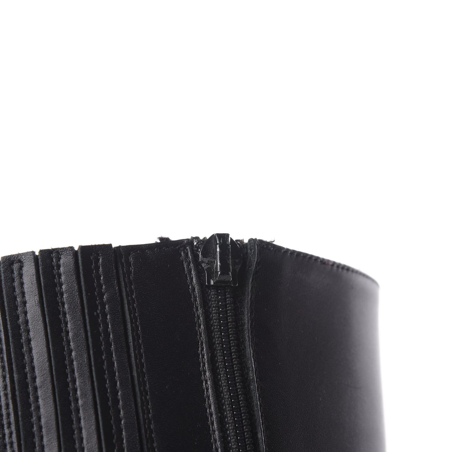 Calfskin Bianca Botta 140 Knee Boots 37 Black