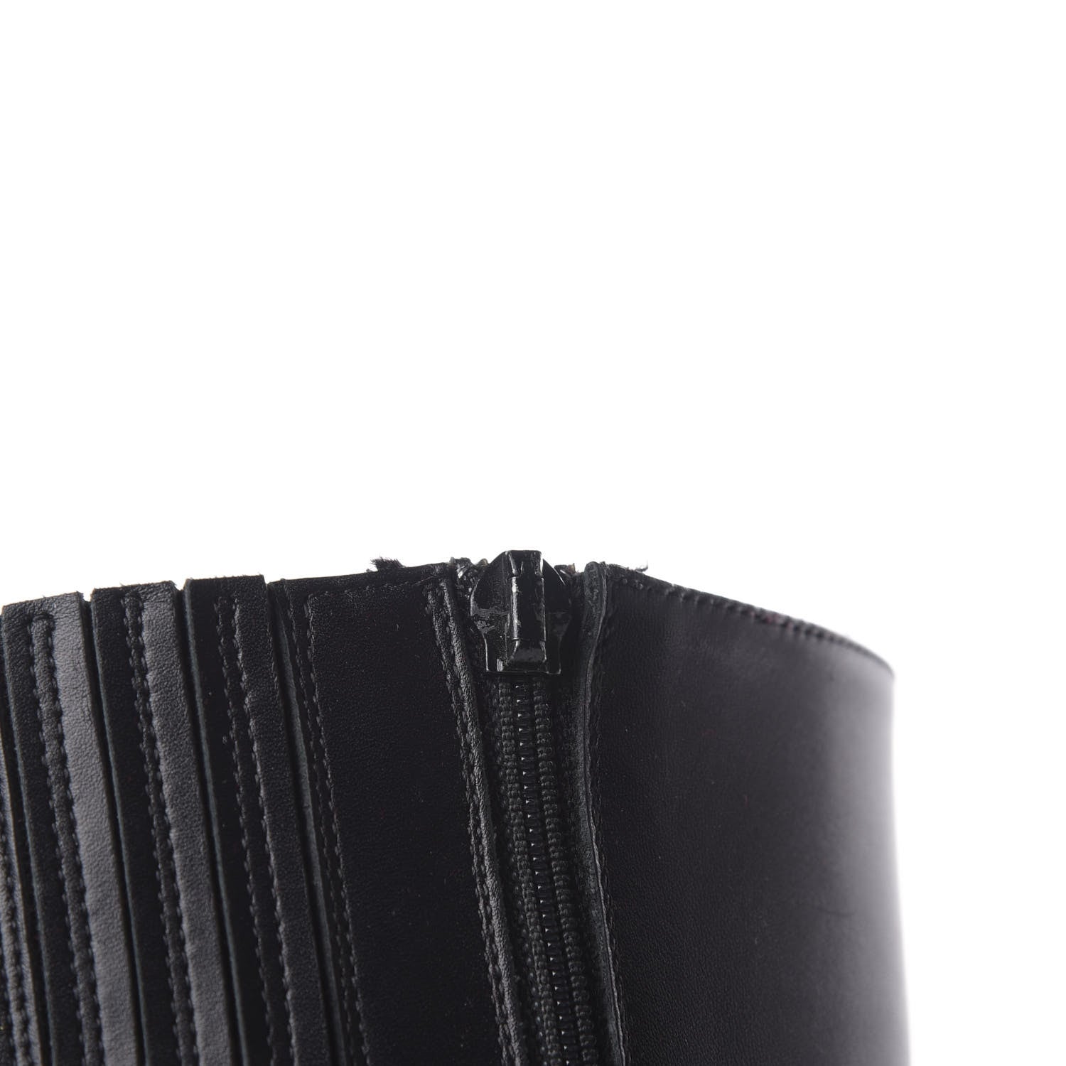 Christian Louboutin Calfskin Bianca Botta 140 Knee Boots 37 Black 9 of 10