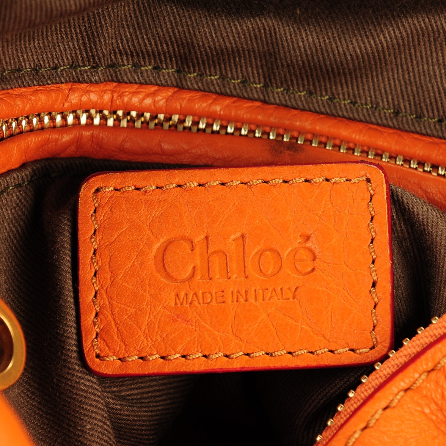 Chloe Calfskin Medium Marcie Satchel Indian Summer 6 of 8