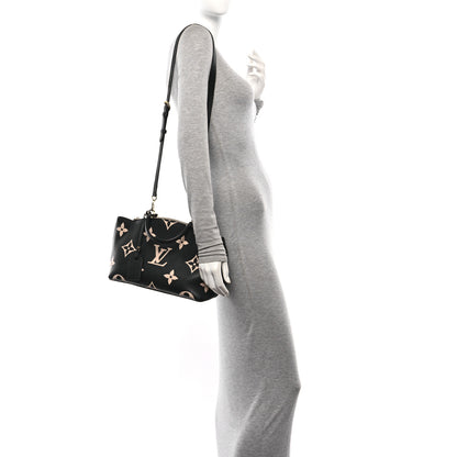 Louis Vuitton Empreinte Monogram Giant Petit Palais Black Beige 2 of 9