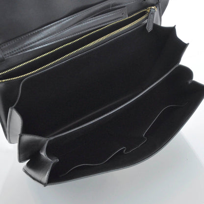 Celine Leather Large Classic Box Flap Bag Black 7 of 8