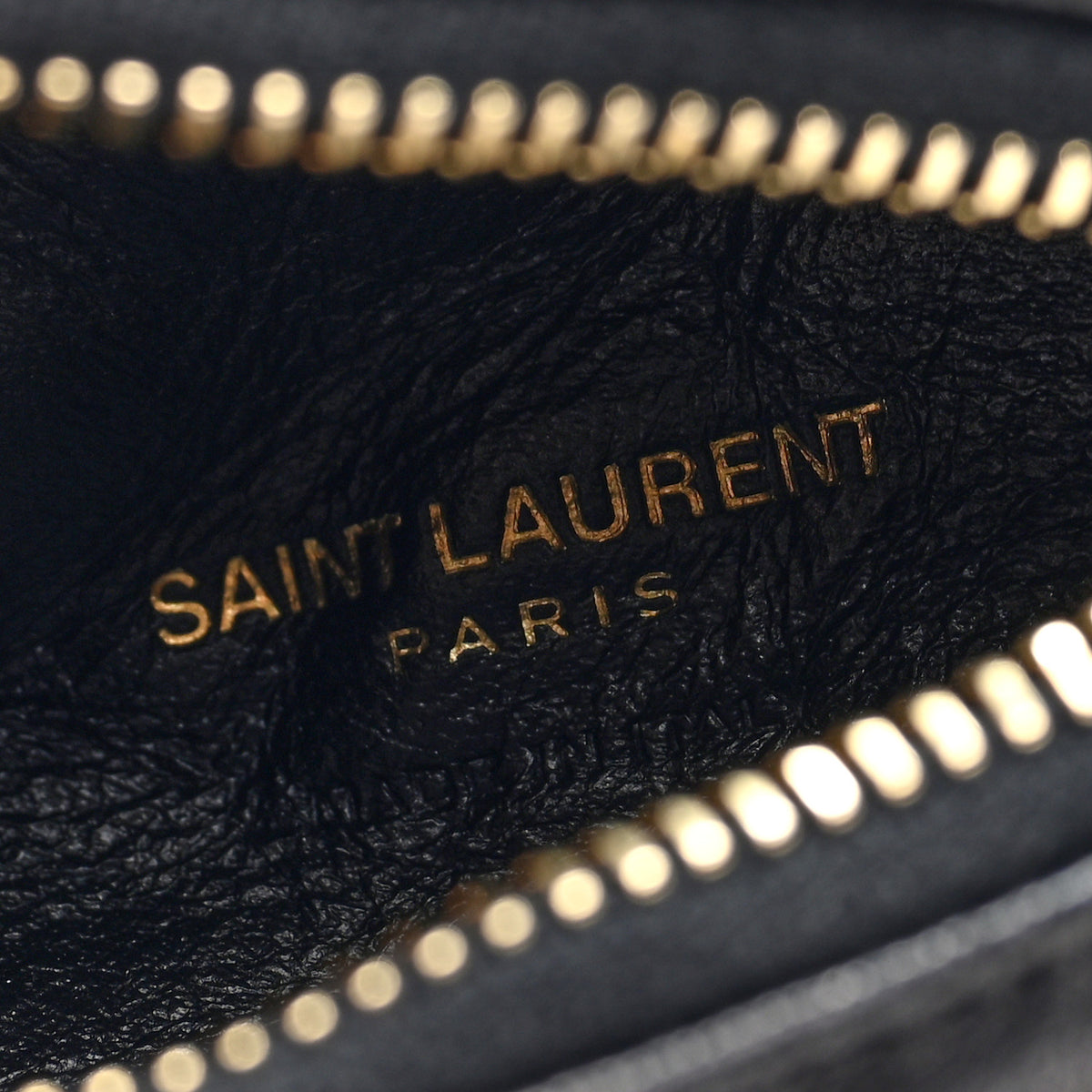 Saint Laurent Lambskin Quilted Berlingo Bag Charm Black 6 of 7